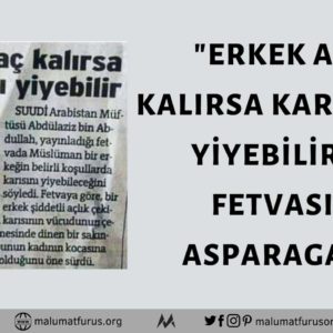 erkek acıkırsa karısını yiyebilir fetvası