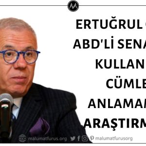 Ertuğrul Özkök'ün Anlamadığını Belirttiği ABD'li Senatör Lindsey Graham'ın Cümlesi Aslında Bilindik ve Kolaylıkla Bulunabilir Bir Midilli Fıkrası