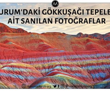 Erzurum'daki Gökkuşağı Tepeleri'ne Ait Olduğu İddiasıyla Paylaşılan Fotoğraflar Çin'deki Gökkuşağı Dağları'ndan