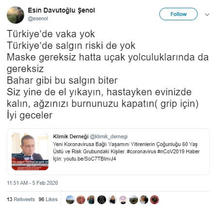 Esin Davutoğlu Şenol maske
