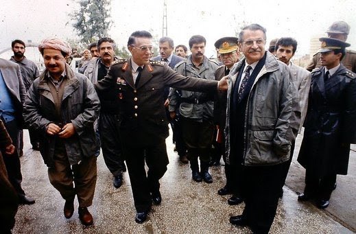 Eşref Bitlis'in Barzani ve Talabani ile Fotoğrafı