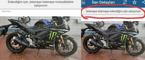 evlendiğim için istemeye istemeye