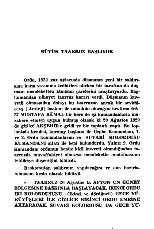 fahrettin altay anilari buyuk taarruz