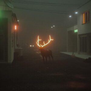 finlandiya boynuzlari boyanan geyik