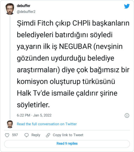 fitch chpli belediyeler iflas uyarisi