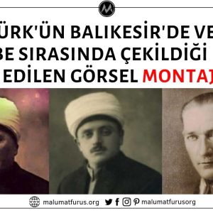 Fotoğrafın Atatürk'ün Balıkesir'de Zağnos Paşa Camii'nde Verdiği Hutbe Sırasında Çekildiği İddiası Asılsız