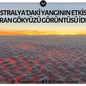 Avustralya'daki Yangınların Etkisiyle Kızıllaşan Gökyüzünü Gösterdiği Sanılan Fotoğraf Aslında Hawaii'de Gün Batımından
