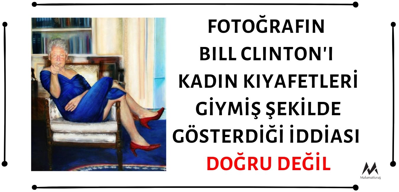 Fotoğrafın Bill Clinton'ı Evinde Kadın Kıyafetleri Giymiş Şekilde Gösterdiği İddiası Asılsız