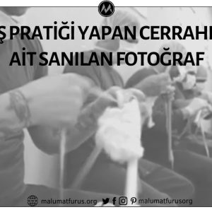 Fotoğraftakilerin Ameliyata Dikiş Dikerek Hazırlanan Hacettepe'deki Cerrah Doktorlar Olduğu İddiası Asılsız