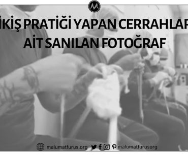 Fotoğraftakilerin Ameliyata Dikiş Dikerek Hazırlanan Hacettepe'deki Cerrah Doktorlar Olduğu İddiası Asılsız