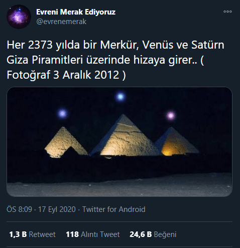 Giza Piramitleri Gezegen