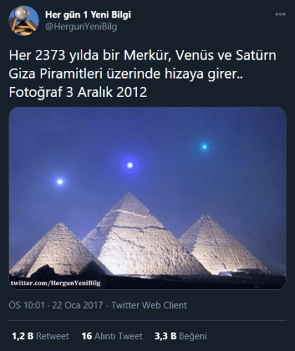 Giza Piramitleri Gezegen