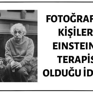Fotoğrafın Einstein'ı ve Terapistini İçerdiği İddiası Doğru Değil