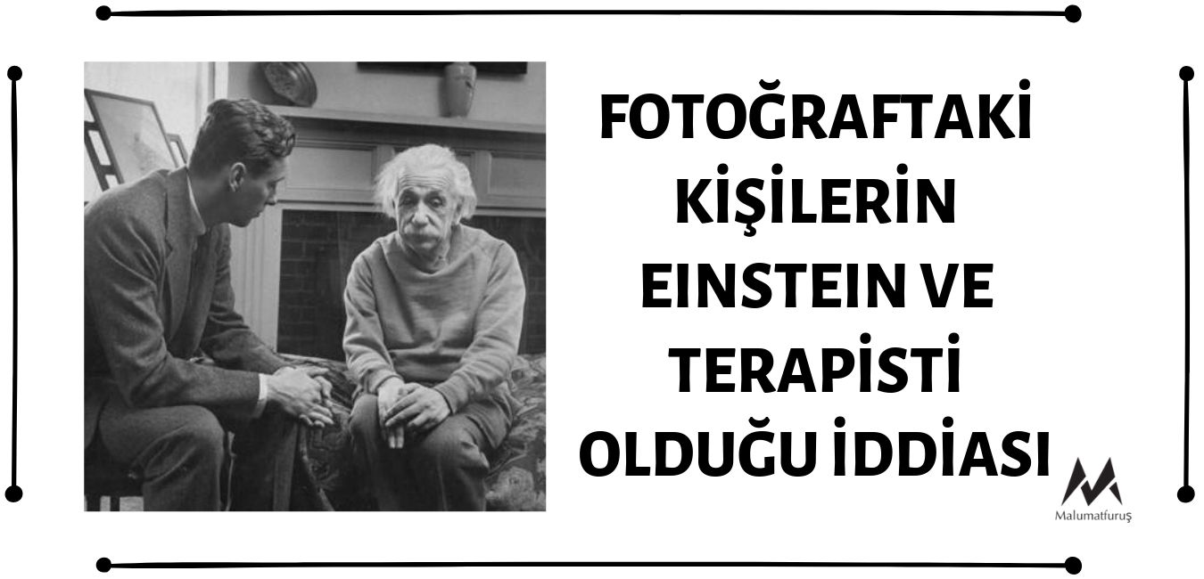 Fotoğrafın Einstein'ı ve Terapistini İçerdiği İddiası Doğru Değil