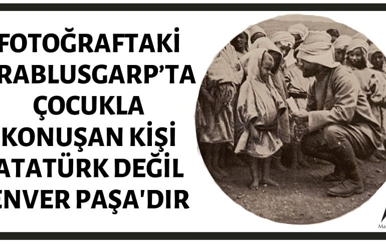 Fotoğraftaki Trablusgarp’ta Çocukla Konuşan Kişinin Atatürk Olduğu İddiası Doğru Değildir