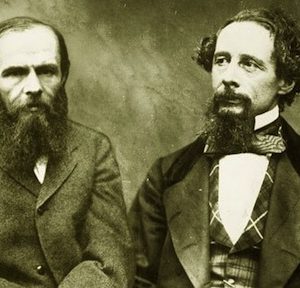 Fyodor Dostoyevsky ve Charles Dickens'ı bir arada gösterdiği iddia edilen montajlanmış fotoğraf