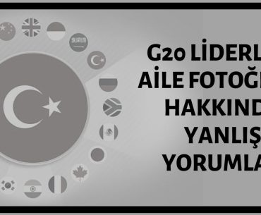 G20 Liderler Zirvesinde Liderlerin Çektirdiği G20 Aile Fotoğrafı Bazı Teamüllere Sahiptir