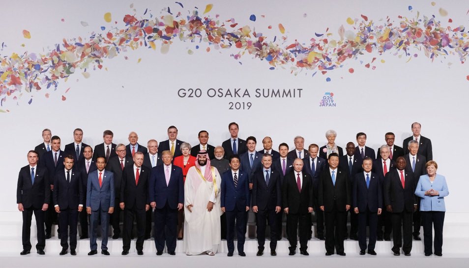 G20 Osaka Liderler Zirvesi Aile Fotoğrafı