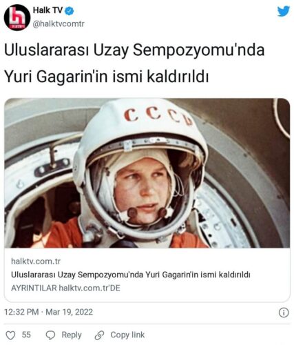 yuri gagarin valentina tereskova karisiklik