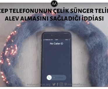 Video Kaydının Gelen Aramanın Etkisiyle Cep Telefonunun Çelik Tel Süngerin Alev Almasını Sağladığını Gösterdiği İddiası Asılsız