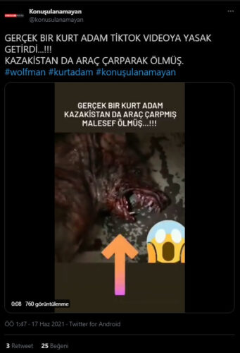 gerçek bir kurt adam