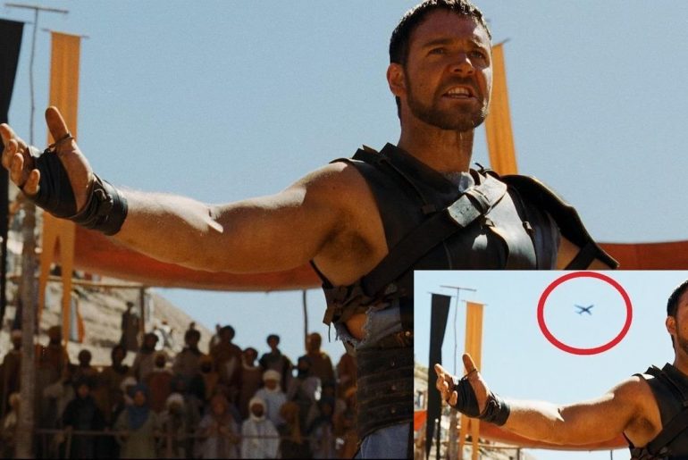 gladyatör film hatası