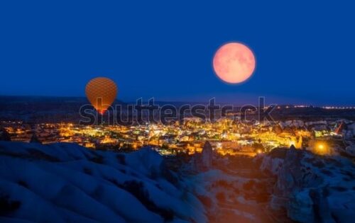 göreme balon dolunay