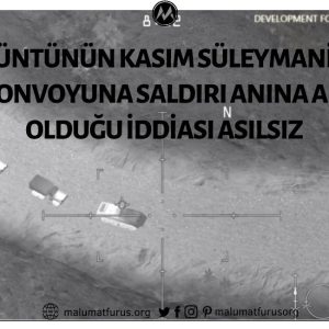 Video Kaydının Kasım Süleymani'nin Konvoyuna Saldırı Anına Ait Olduğu İddiası Doğru Değil