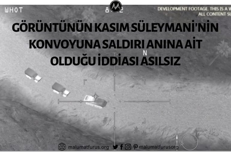 Video Kaydının Kasım Süleymani'nin Konvoyuna Saldırı Anına Ait Olduğu İddiası Doğru Değil