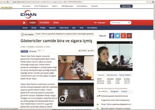 gostericiler camide bira ve sigara icmis