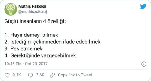 güçlü insanın 4 özelliği