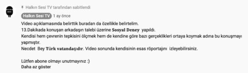 halkın sesi tv suriyeli sosyal deneyi