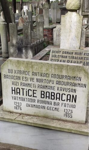 hatice babacan mezar