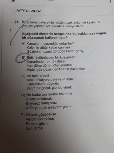 hicbir yuz guzel degil senin yuzunden tevriye