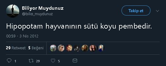 Hipopotam hayvanının sütünün koyu pembe olduğunu iddia eden paylaşım