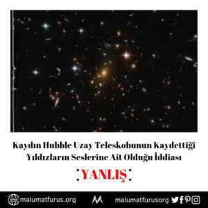 hubble uzay sesi kaydı iddiası