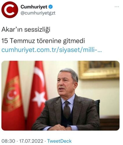 hulusi akar 15 temmuz toreni