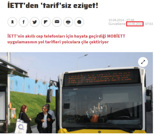 istanbul otobüs afiş