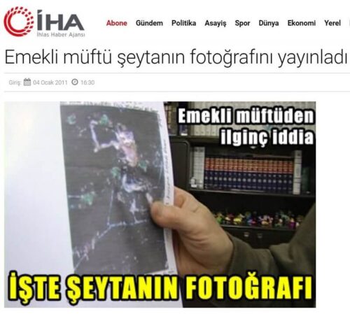 şeytanın fotoğrafı