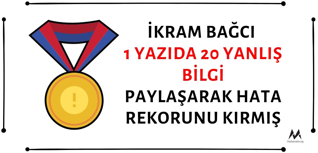 İkram Bağcı Okuma Yazma Oranının Oy Kullanımına Etkisi Hakkındaki Yazısıyla Rekor Kırarak Hata Şampiyonu Olmuş