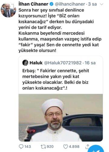 ilhan cihaner diyanet