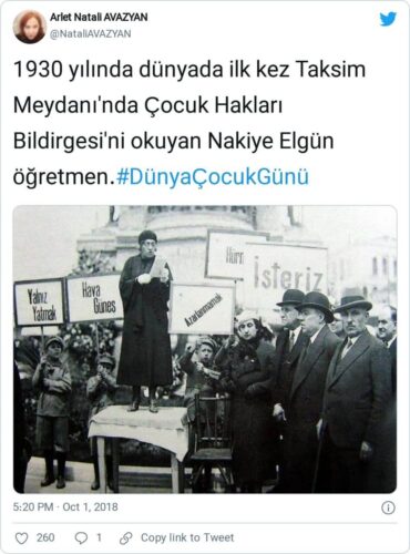 1930 yılında dünyada ilk kez Taksim Meydanı'nda