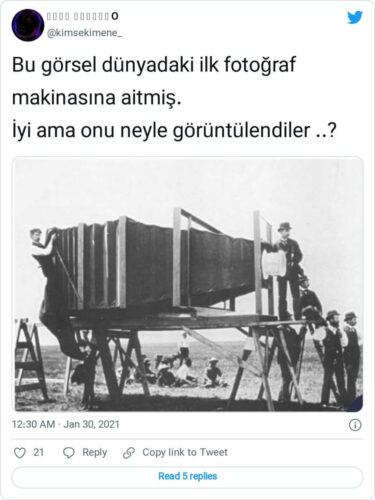 ilk fotograf makinesi