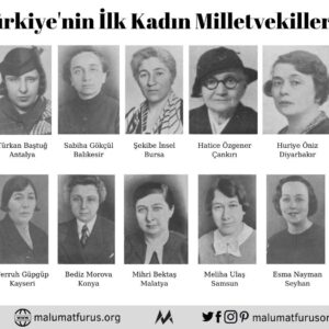 ilk kadın milletvekilleri