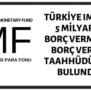 IMF'ye 5 Milyar Dolar Borç Verildiği İddiası