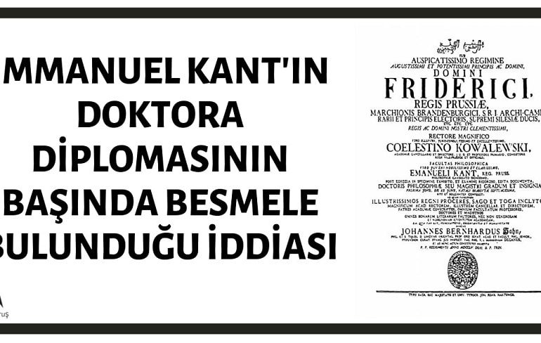Immanuel Kant'ın Doktora Tez Kapağında Yer Alan Besmeleye Farklı Anlam Yükleyen Yazarlar