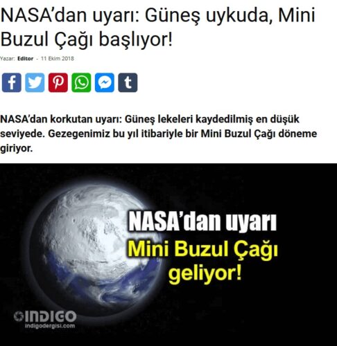 güneş mini buzul çağı