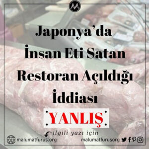 japonya insan eti satan restoran