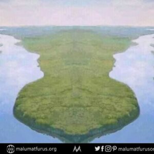 insan silüetini andıran nehir