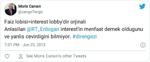 interest lobby türkçesi